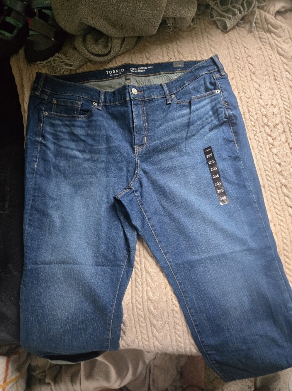 Torrid Dark Blue Plus-Size Jeans Size 20short